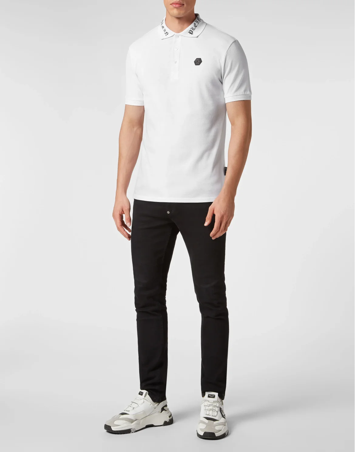 Polo shirt SS Gothic Plein, цвет: Белый