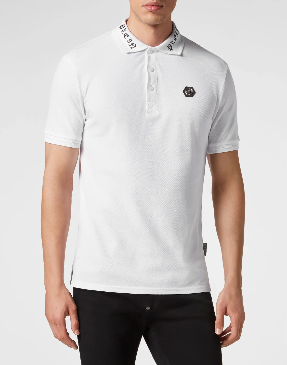 Polo shirt SS Gothic Plein, цвет: Белый