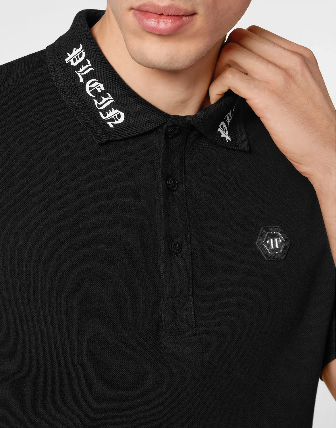 Polo shirt SS Gothic Plein, цвет: Черный
