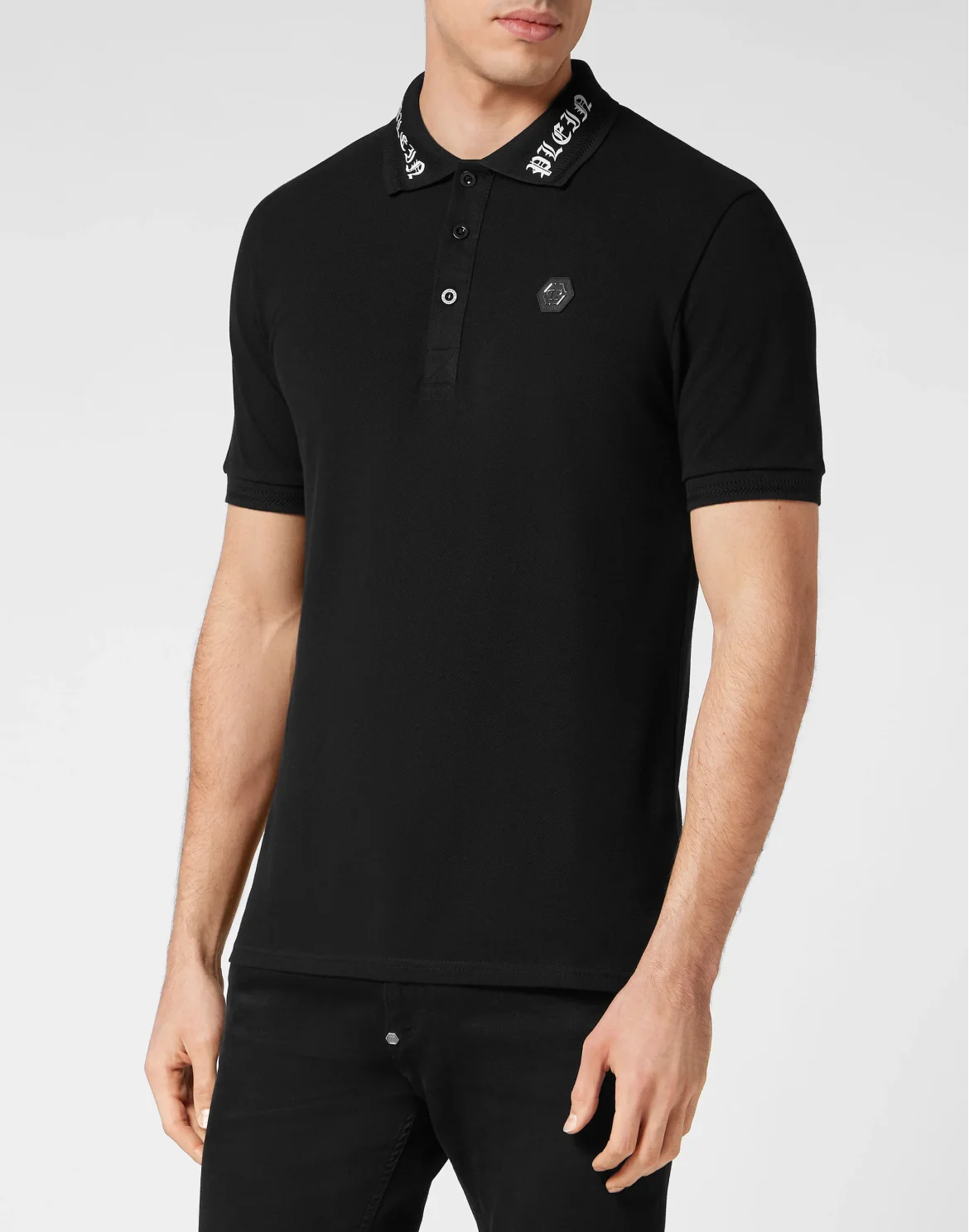 Polo shirt SS Gothic Plein, цвет: Черный