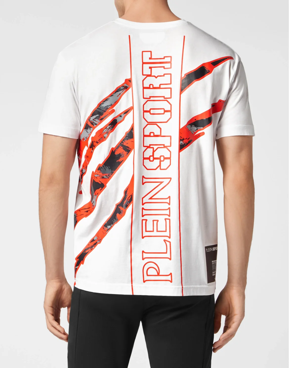 T-shirt Round Neck Tiger, цвет: Белый
