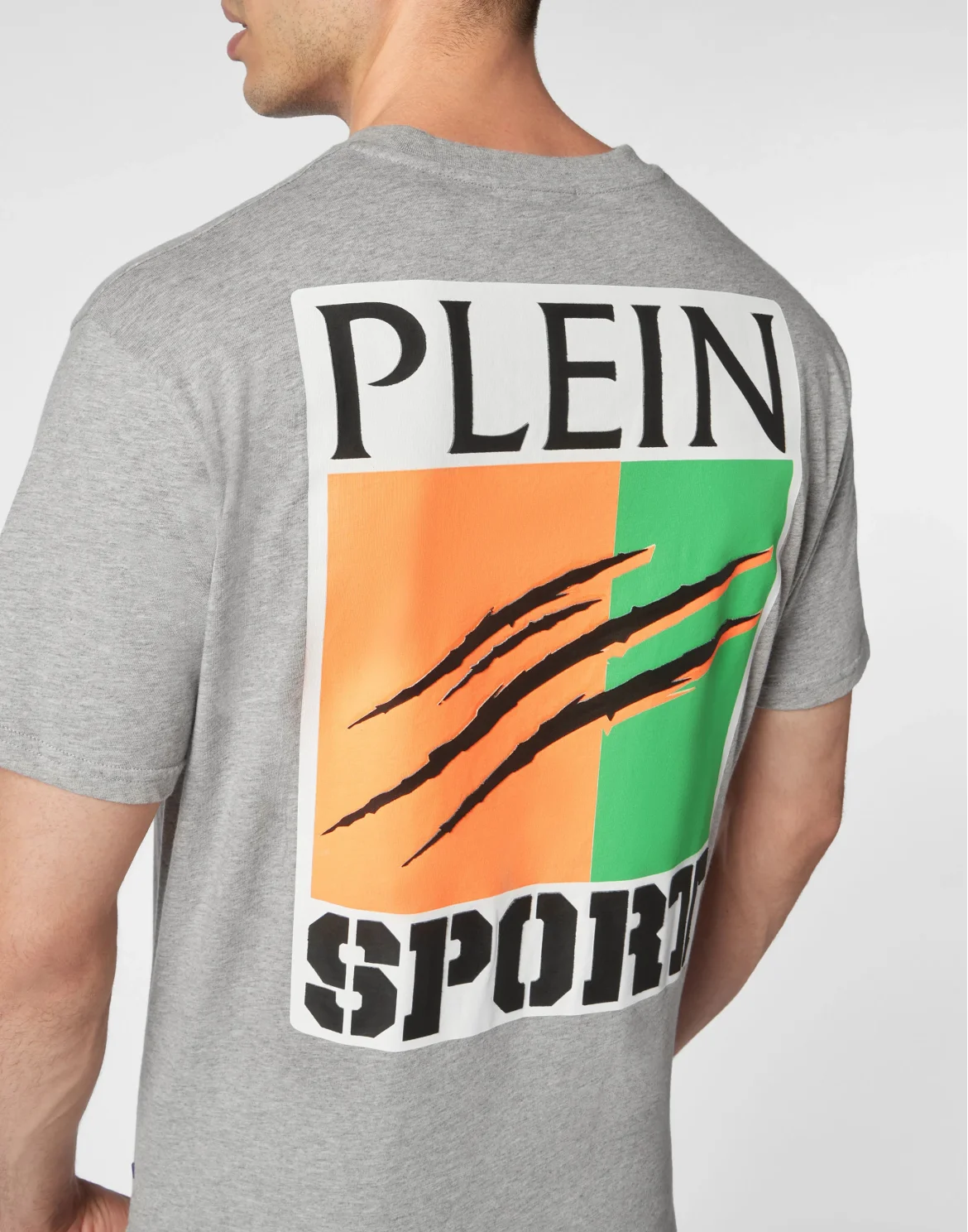 T-shirt Round Neck SS Scratch, цвет: Серый