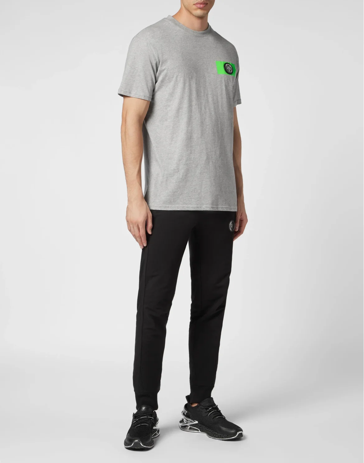 T-shirt Round Neck SS Scratch, цвет: Серый