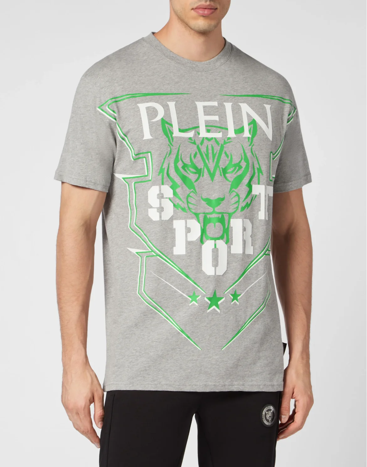 T-shirt Round Neck SS Tiger, цвет: Серый