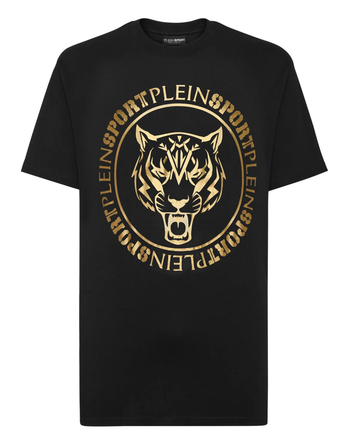 T-shirt Round Neck SS Carbon Tiger, цвет: Черный