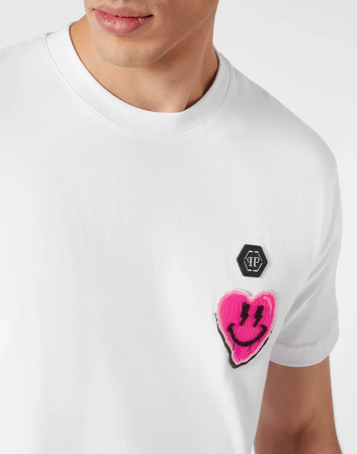 T-shirt Round Neck SS Smile, цвет: Розовый