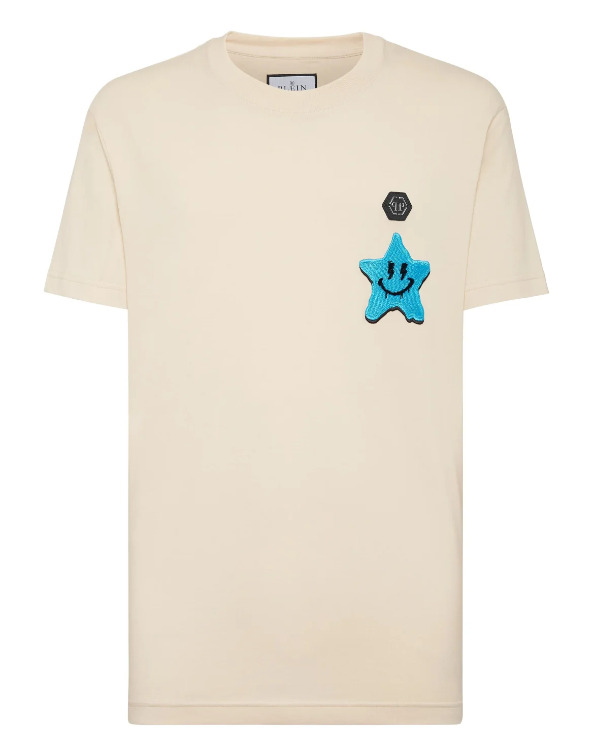 T-shirt Round Neck SS Smile, цвет: Бежевый