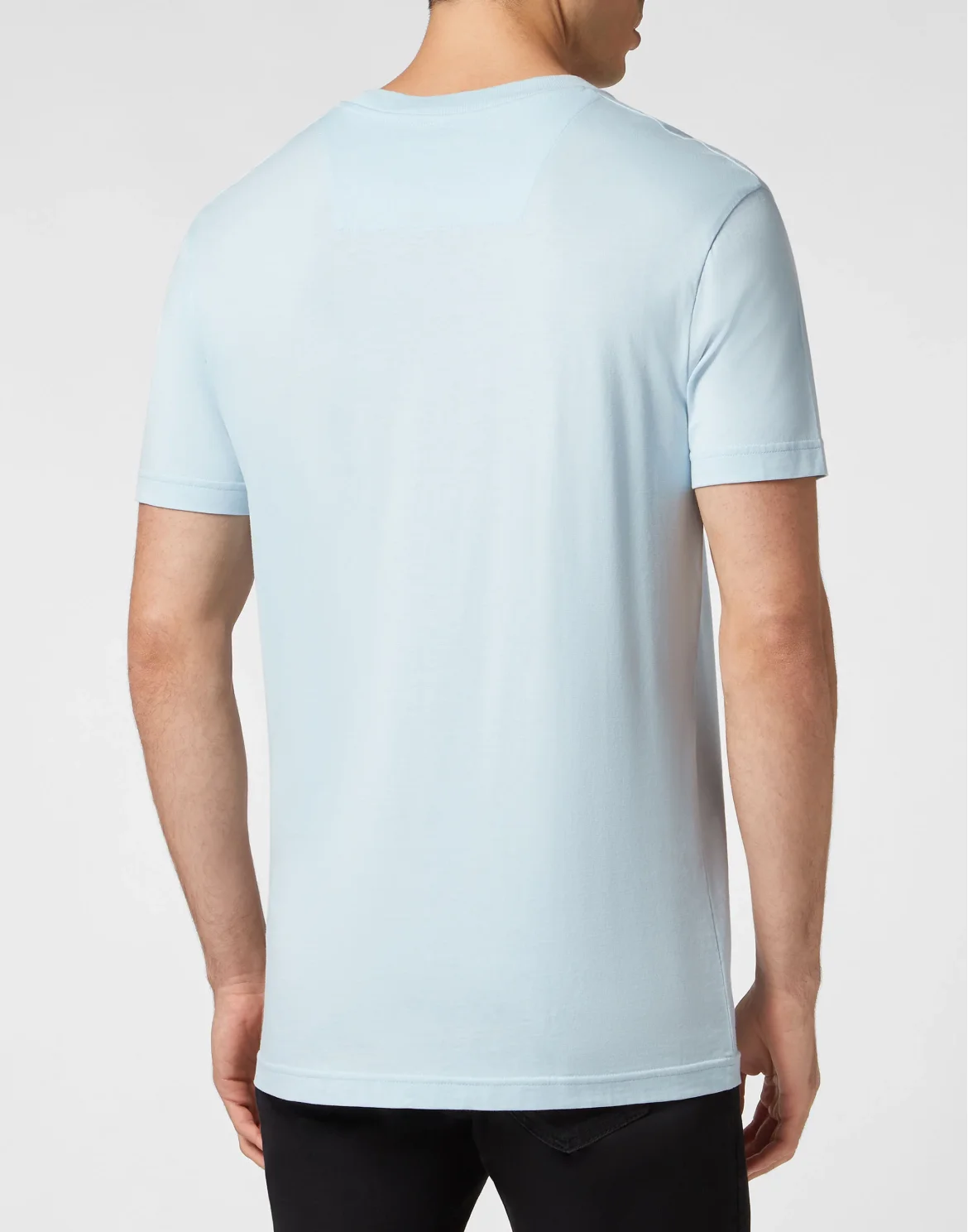 T-shirt Round Neck SS Smile, цвет: Голубой