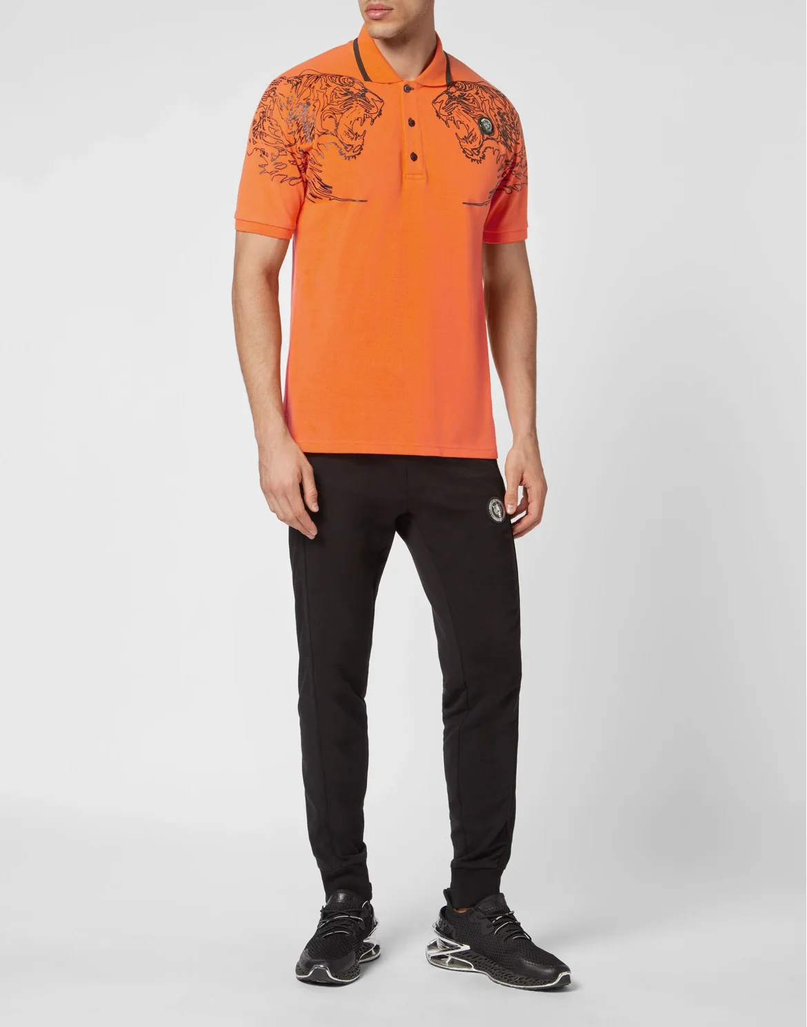 Polo shirt SS Tiger, цвет: Оранжевый