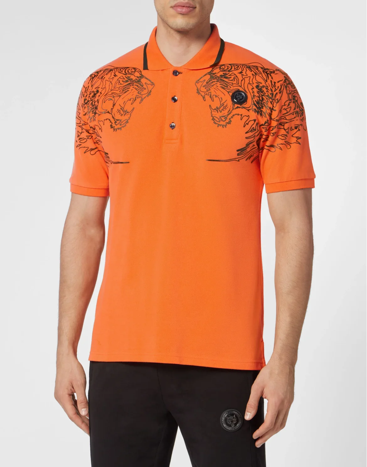 Polo shirt SS Tiger, цвет: Оранжевый