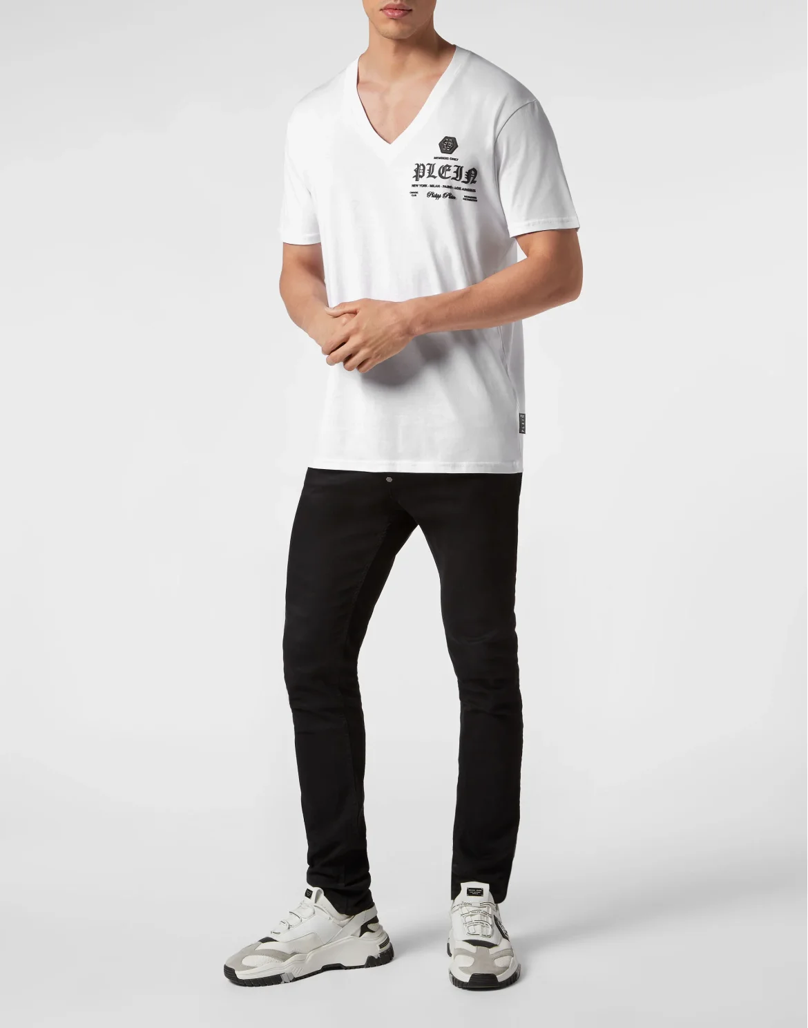 T-shirt V-Neck, цвет: Белый