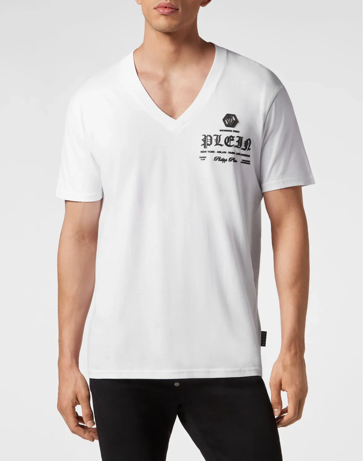 T-shirt V-Neck, цвет: Белый