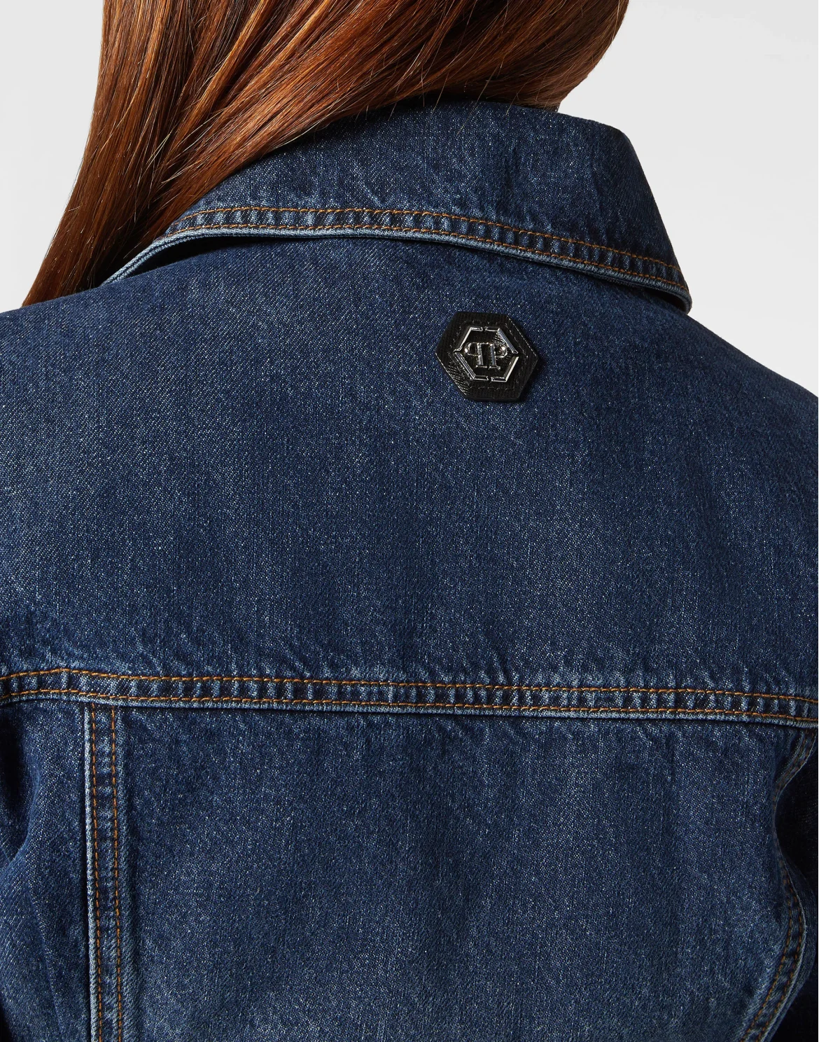 Denim Cropped Jacket Crystal, цвет: Синий