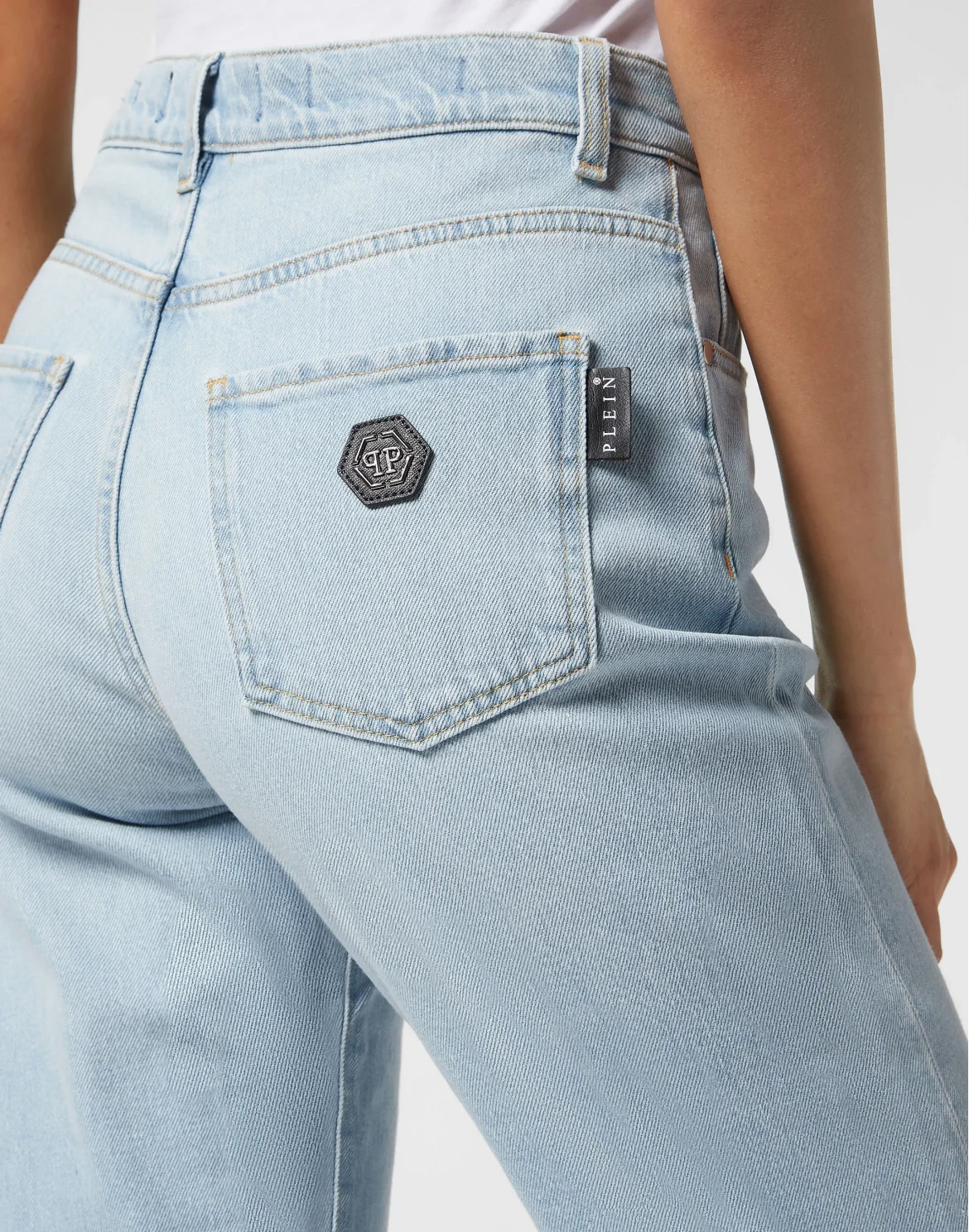 Denim Trousers Mom Fit, цвет: Синий