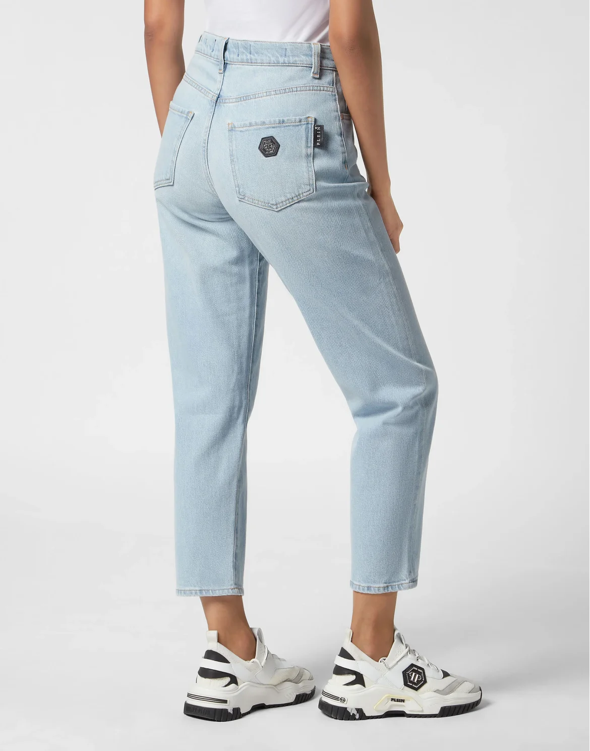 Denim Trousers Mom Fit, цвет: Синий