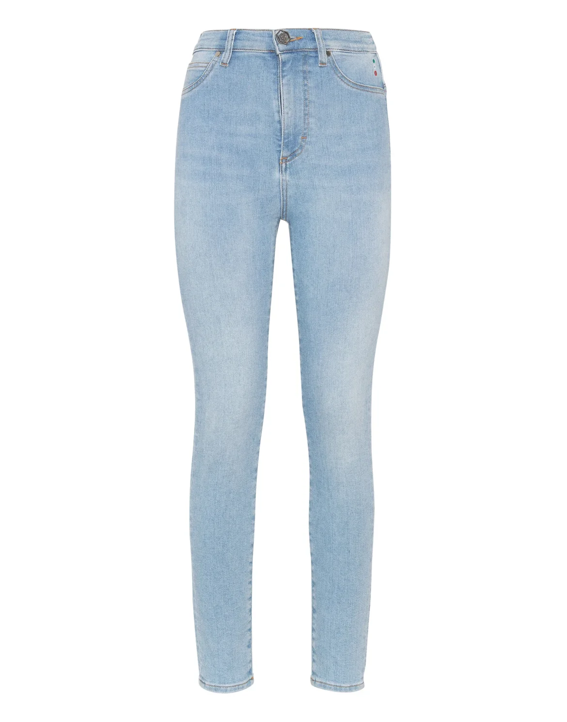 Super High Waist Jeggings, цвет: Синий