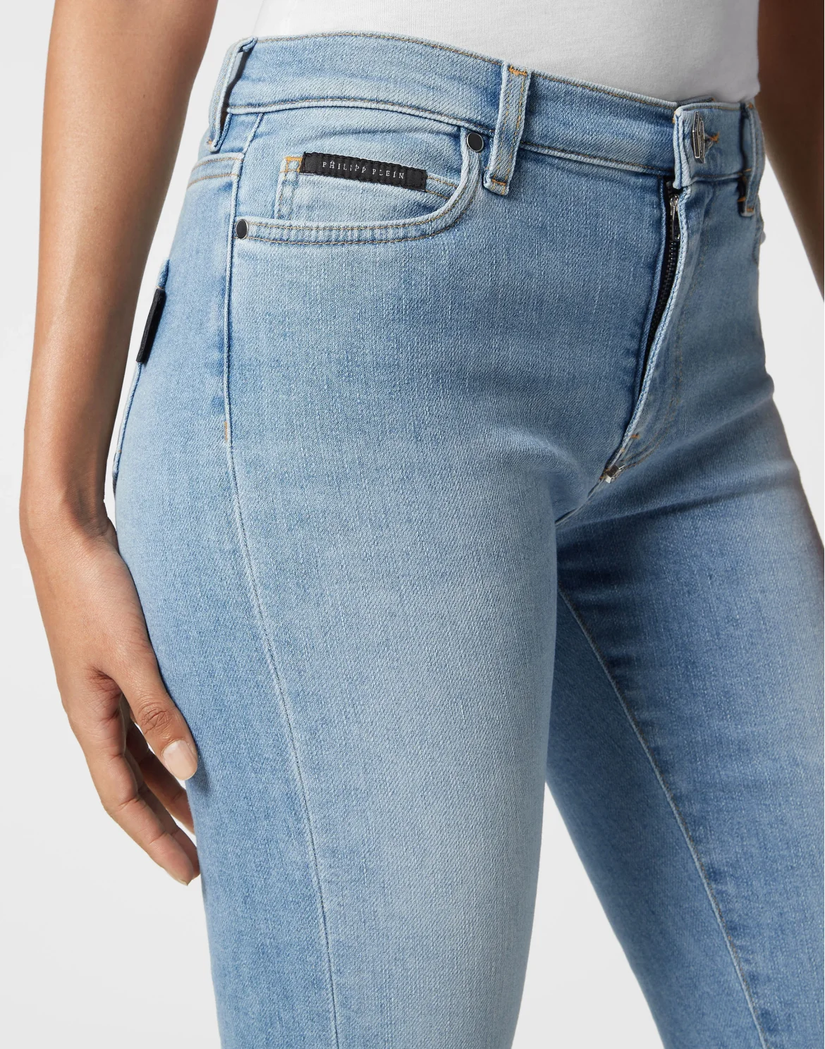 Denim Trousers Regular Fit, цвет: Синий
