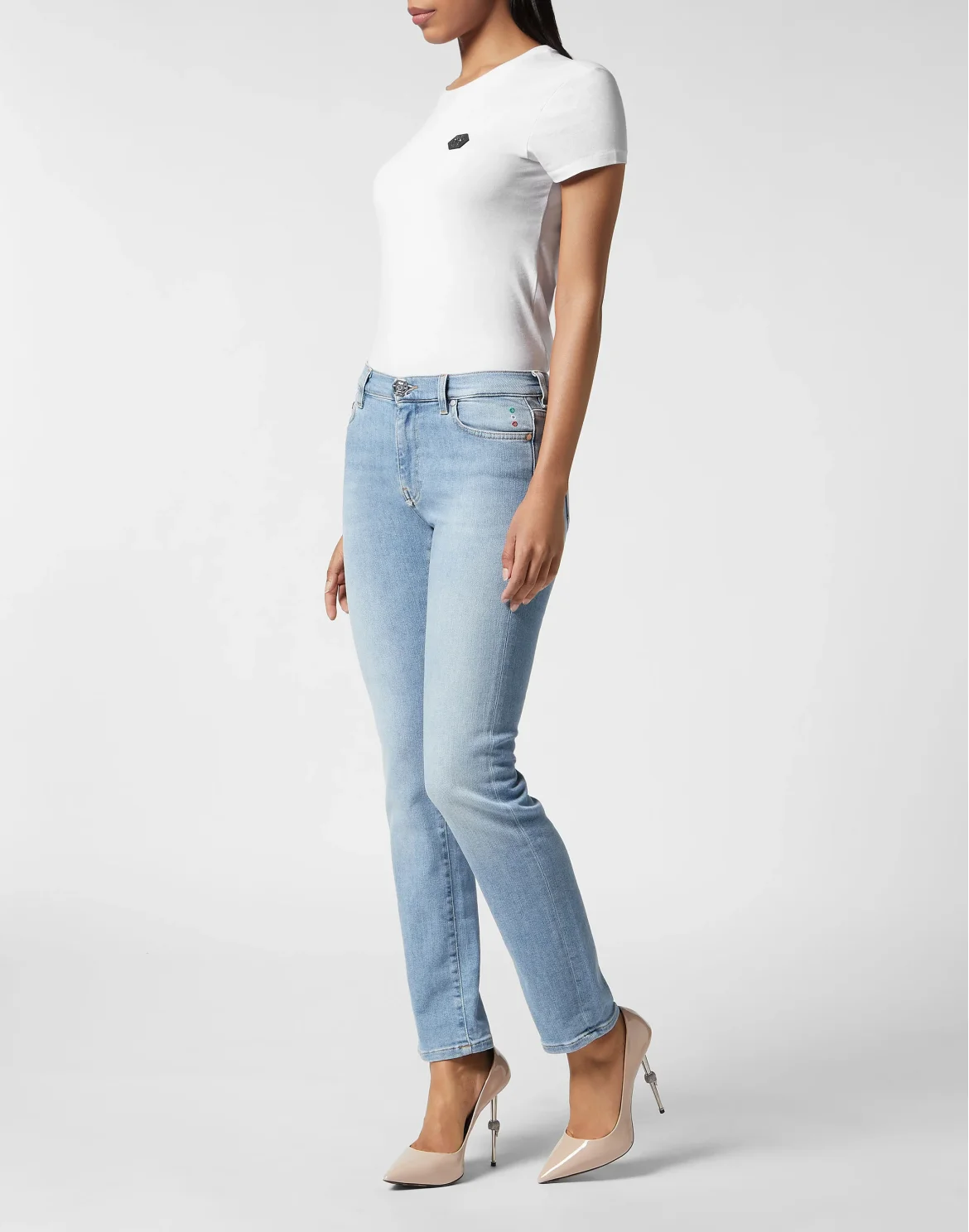 Denim Trousers Regular Fit, цвет: Синий