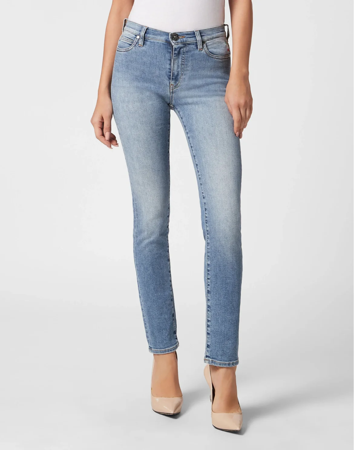 Denim Trousers Regular Fit, цвет: Синий
