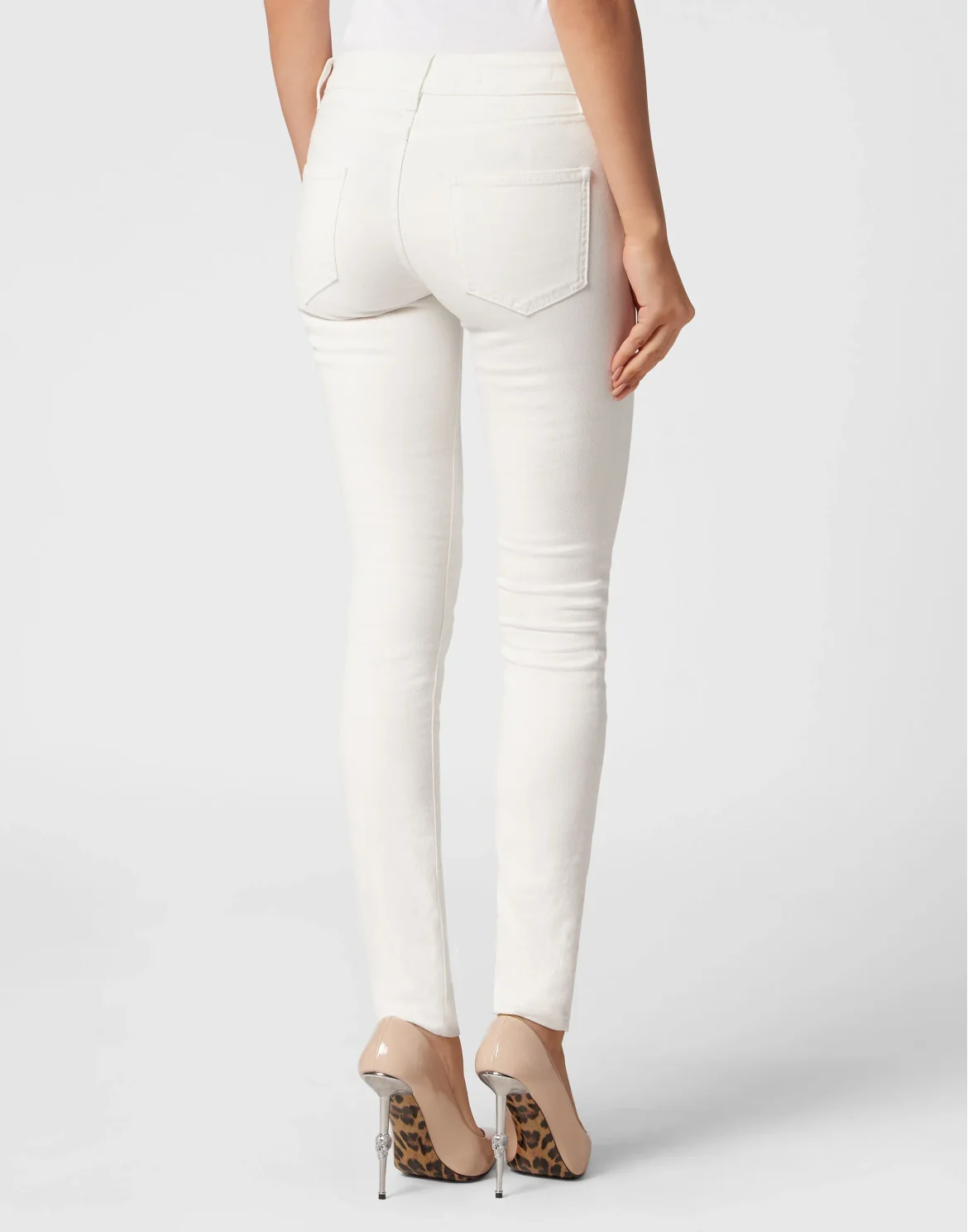 Denim Jeggings, цвет: Белый