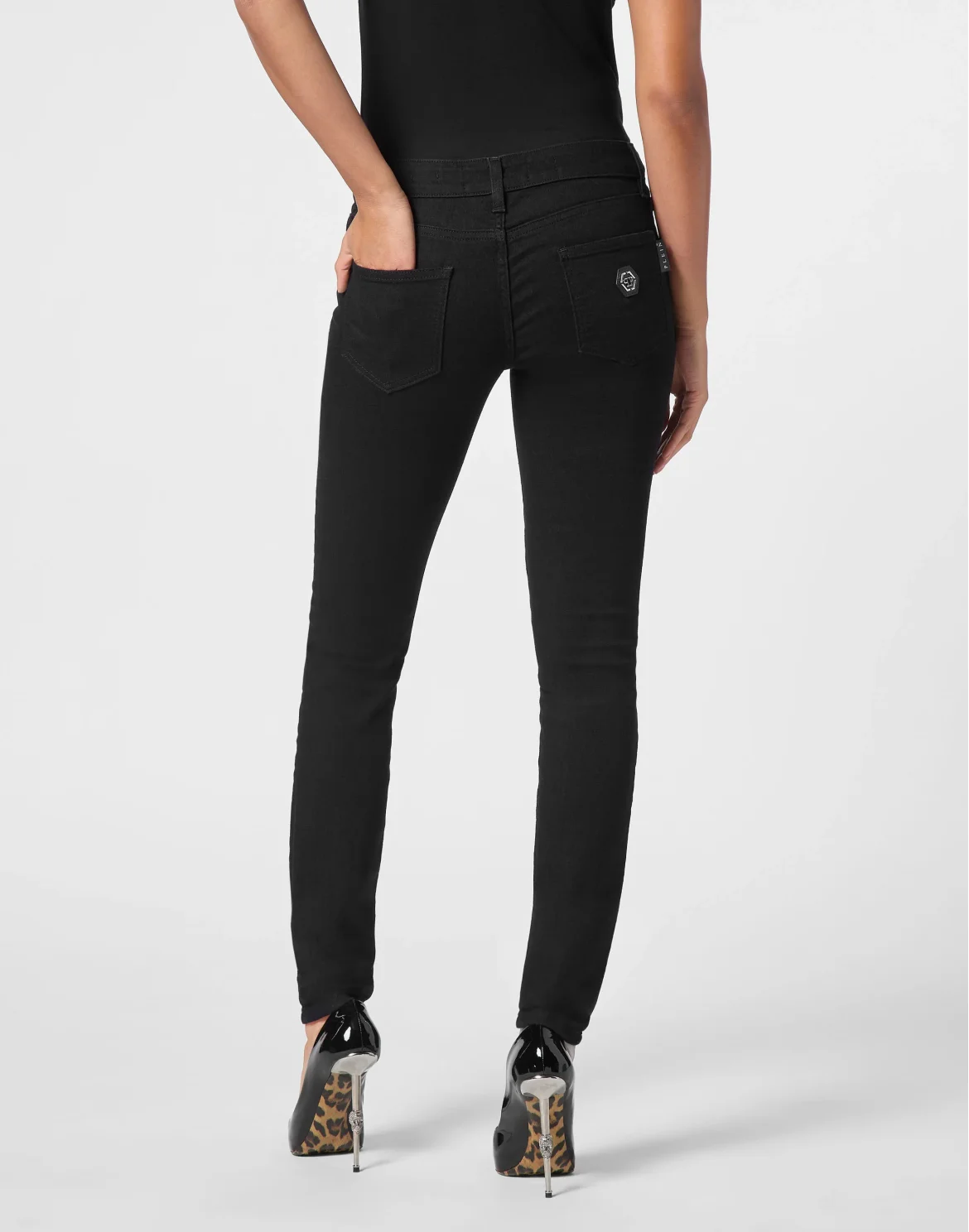 Denim Jeggings, цвет: Черный