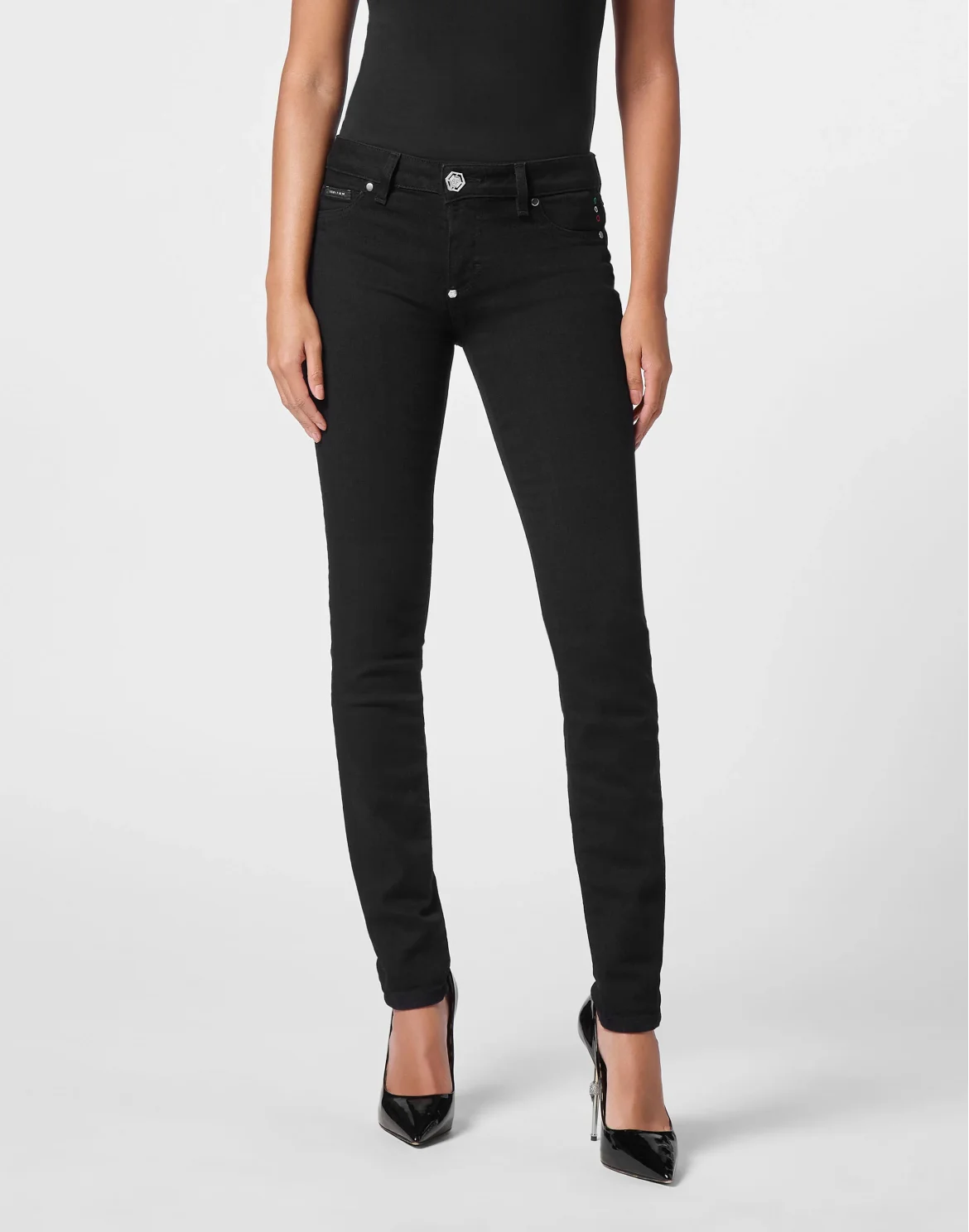 Denim Jeggings, цвет: Черный