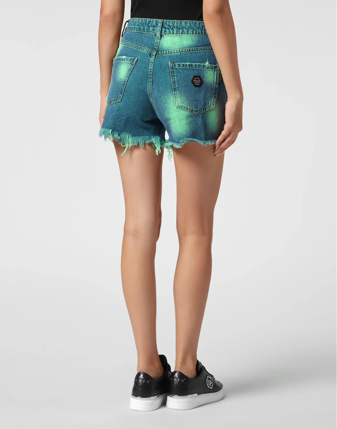 Hot Pants Tie-Dye, цвет: Синий