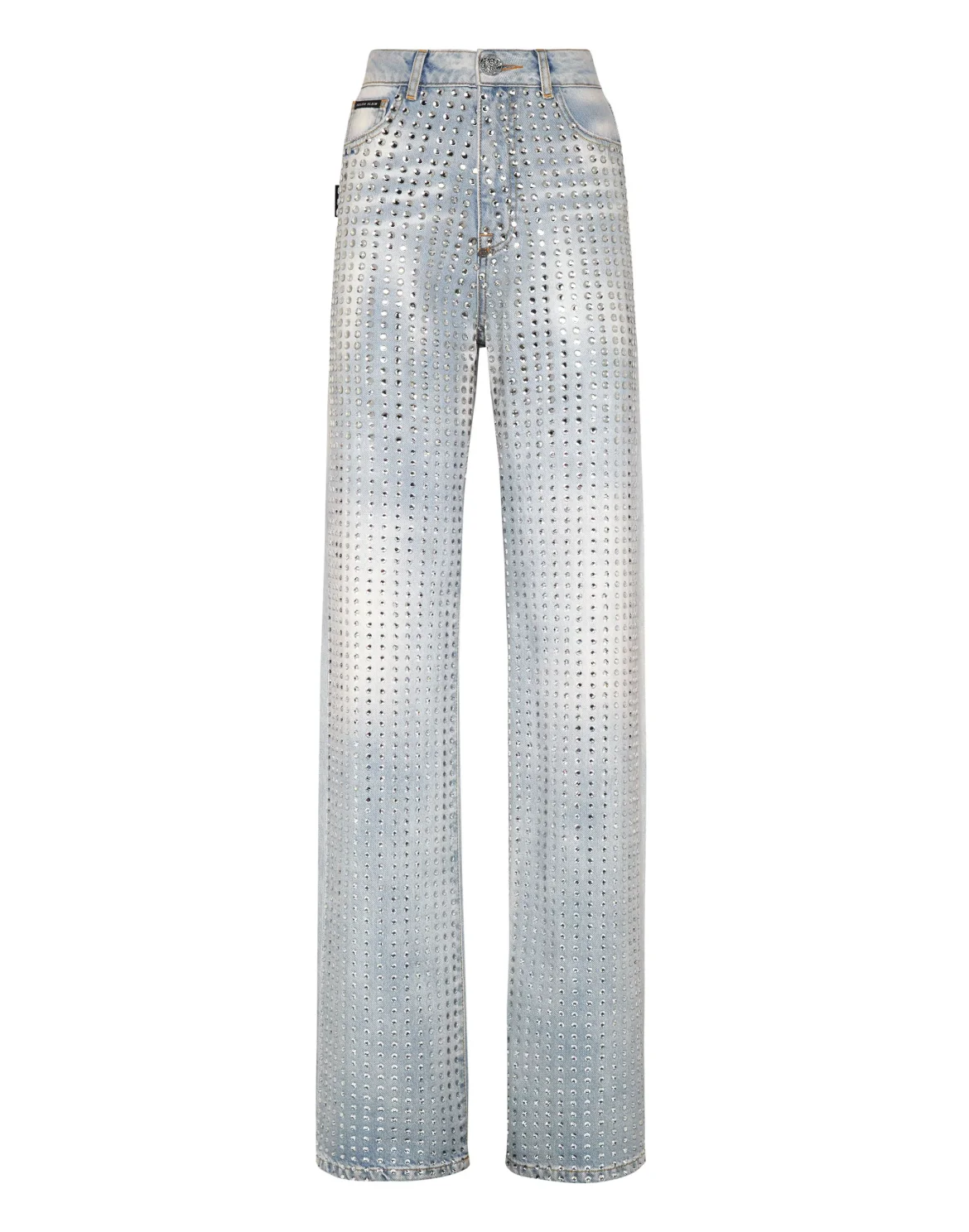Denim Trousers Palace Fit Crystal Pinstripe, цвет: Голубой