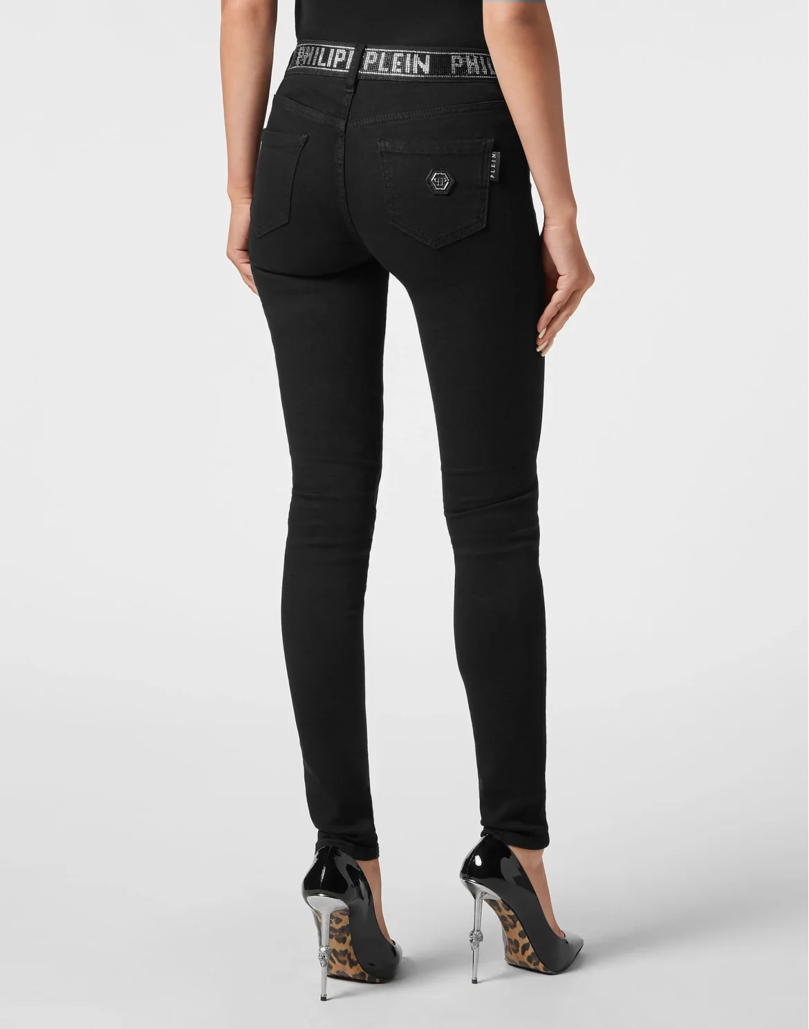 Denim Jeggins Strass, цвет: Черный