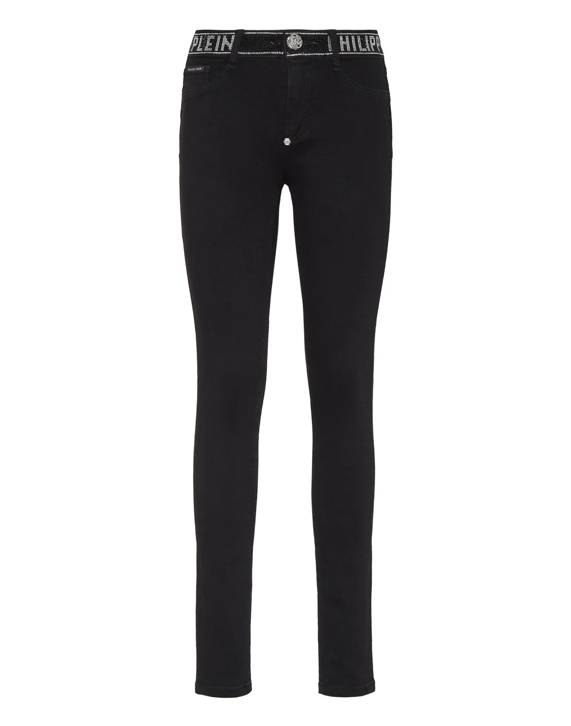 Denim Jeggins Strass, цвет: Черный