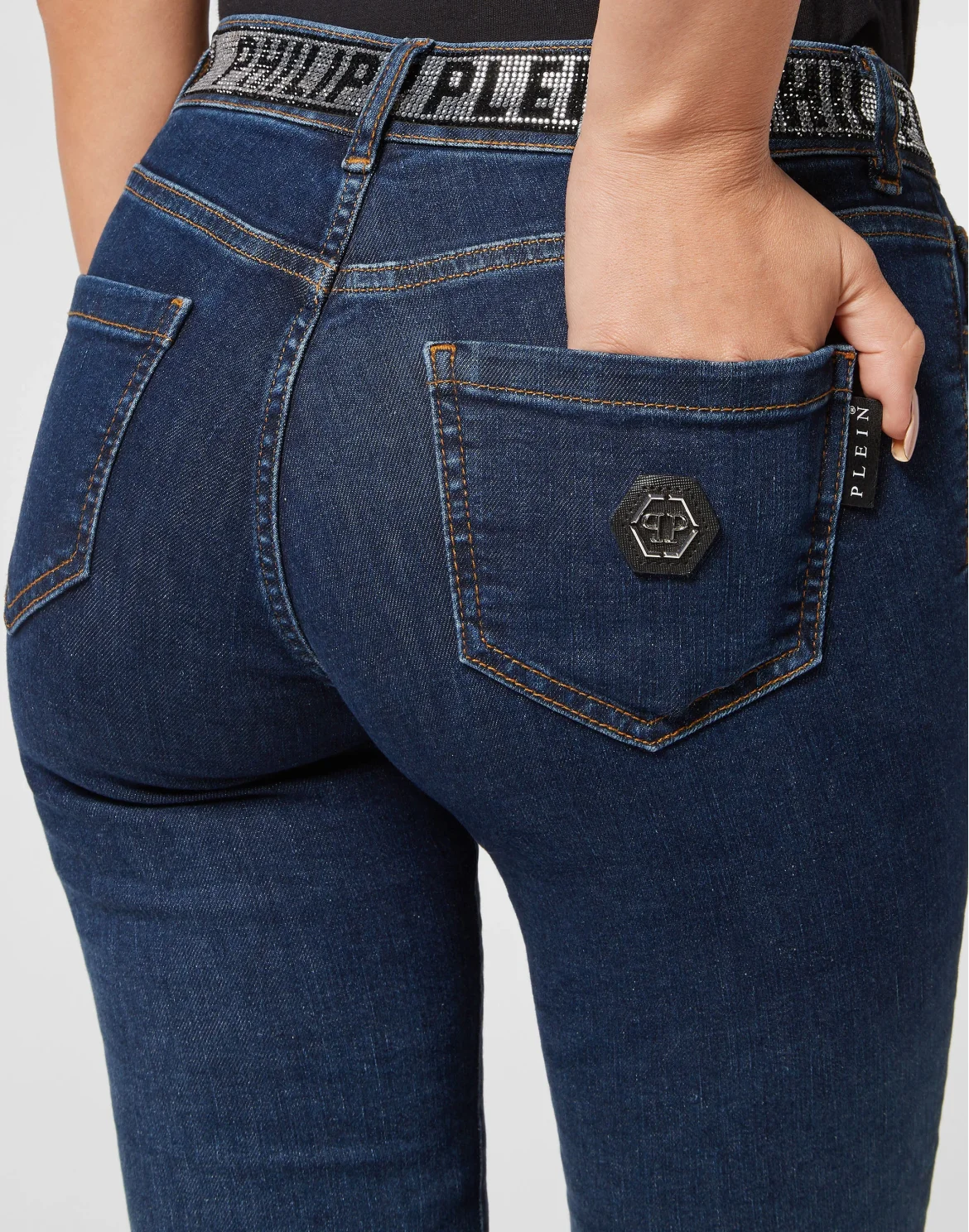 Denim Jeggins Strass, цвет: Синий