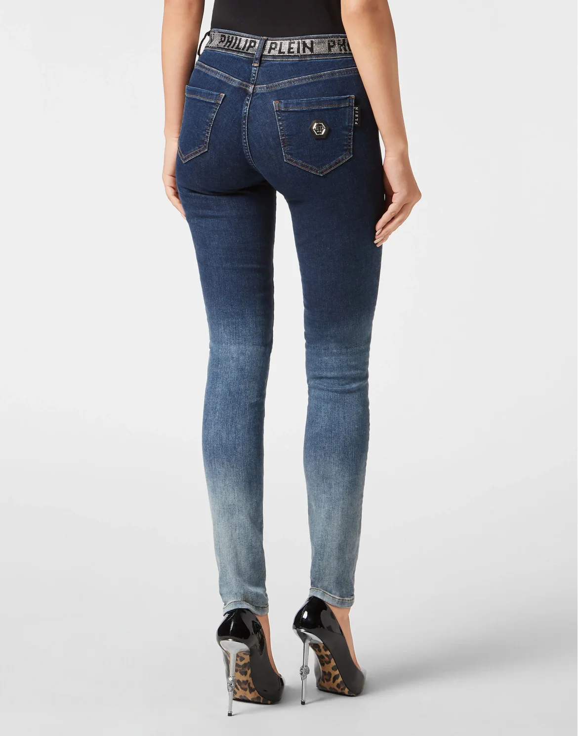 Denim Jeggins Strass, цвет: Синий