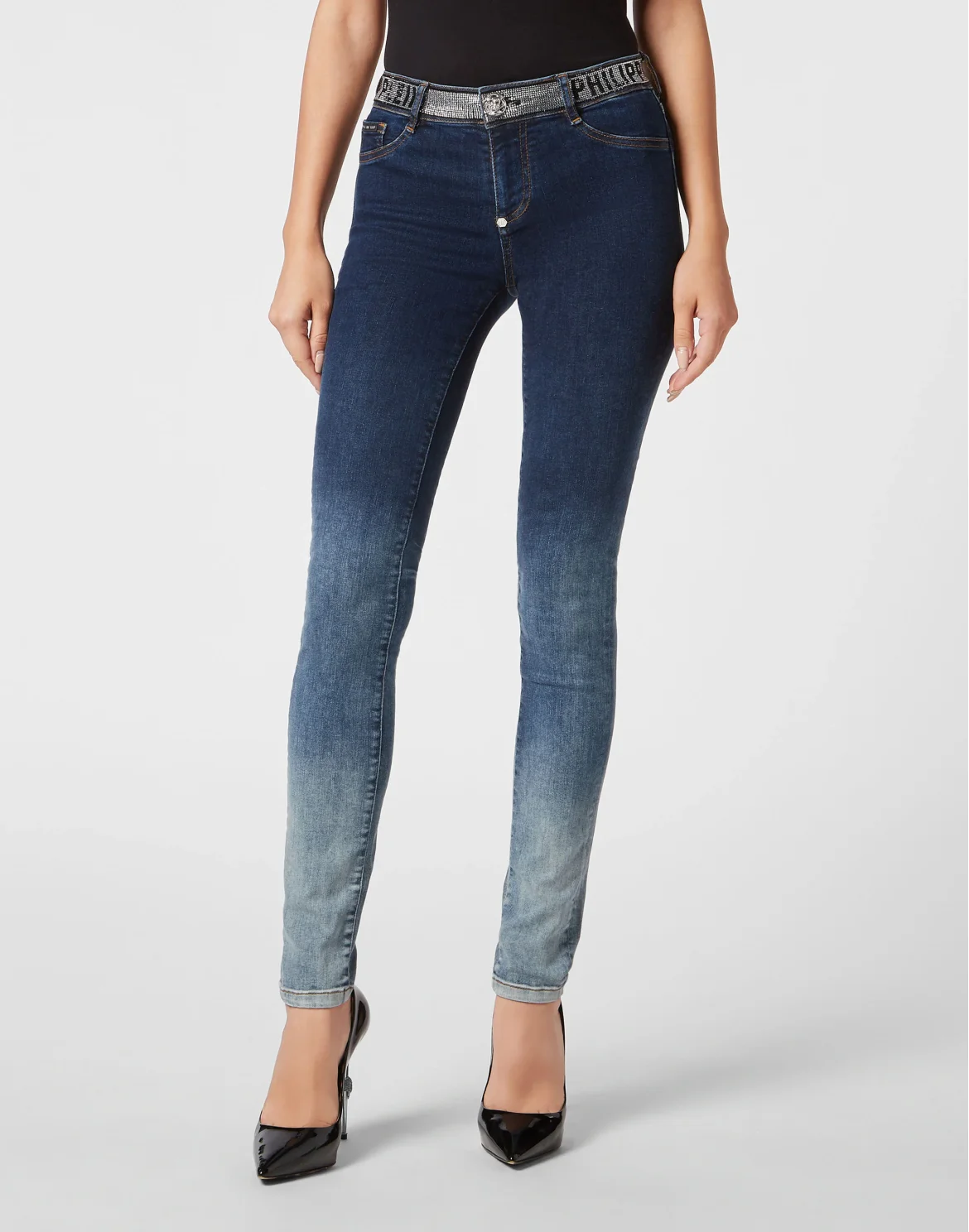 Denim Jeggins Strass, цвет: Синий