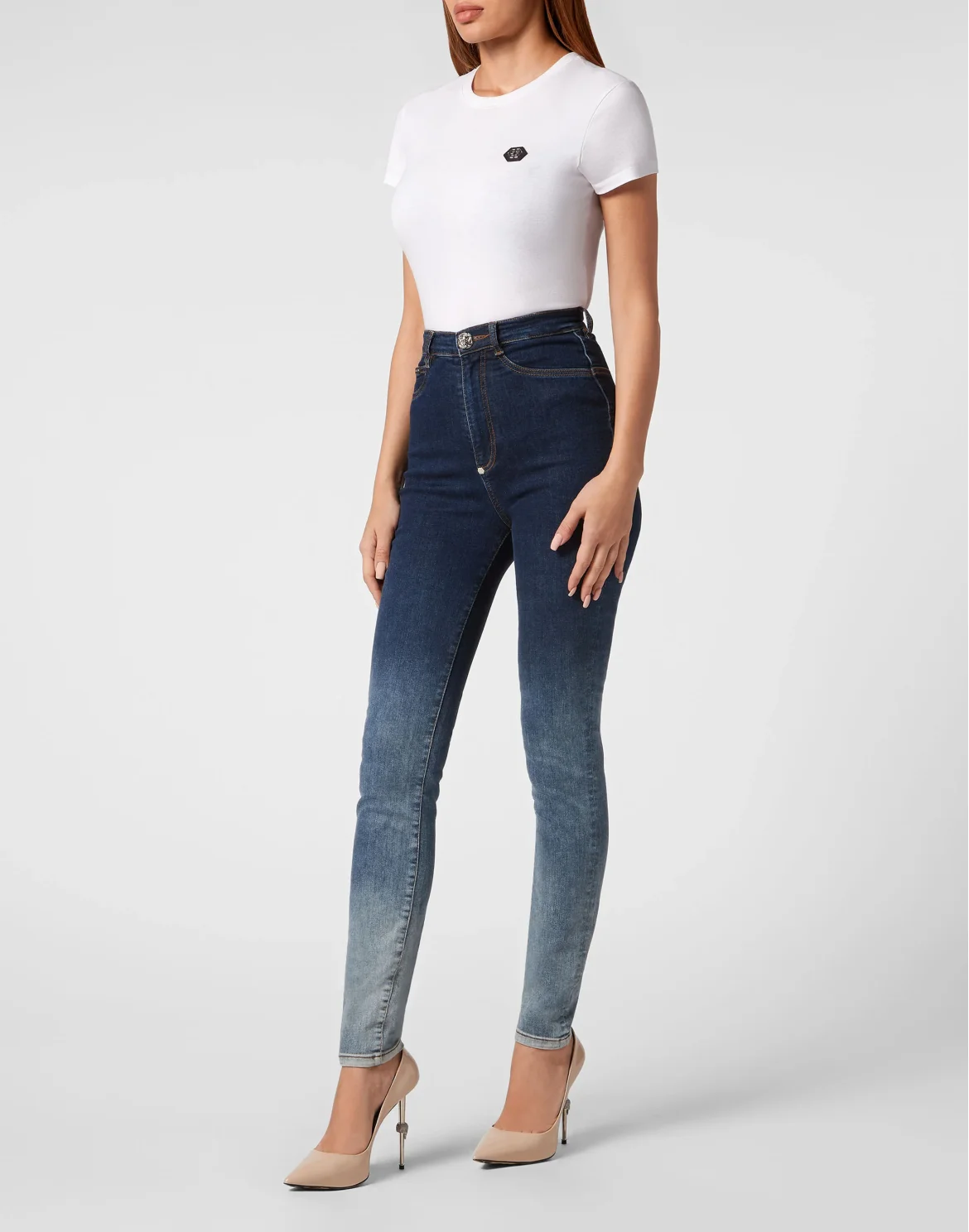 Super High Waist Jegging, цвет: Синий
