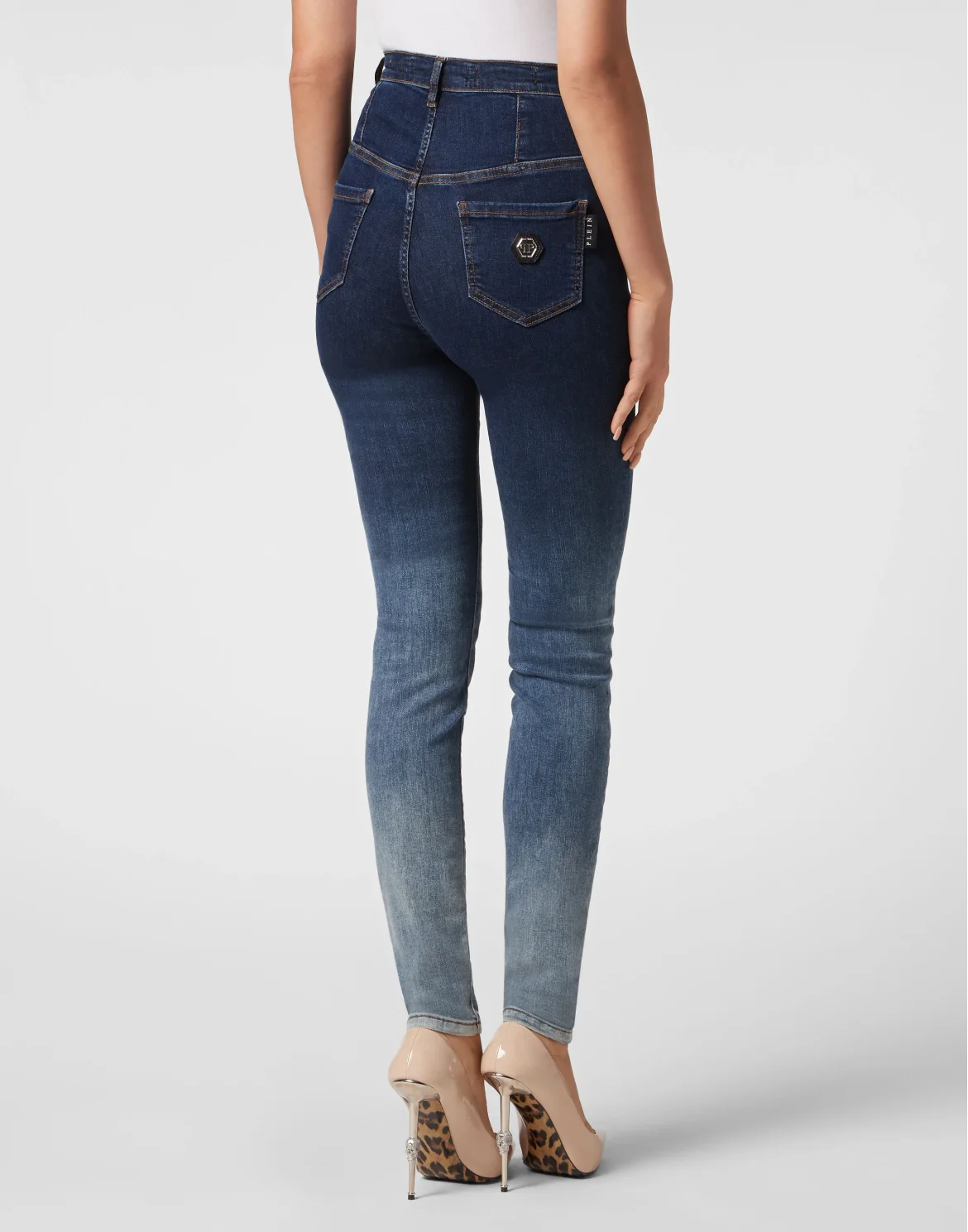Super High Waist Jegging, цвет: Синий