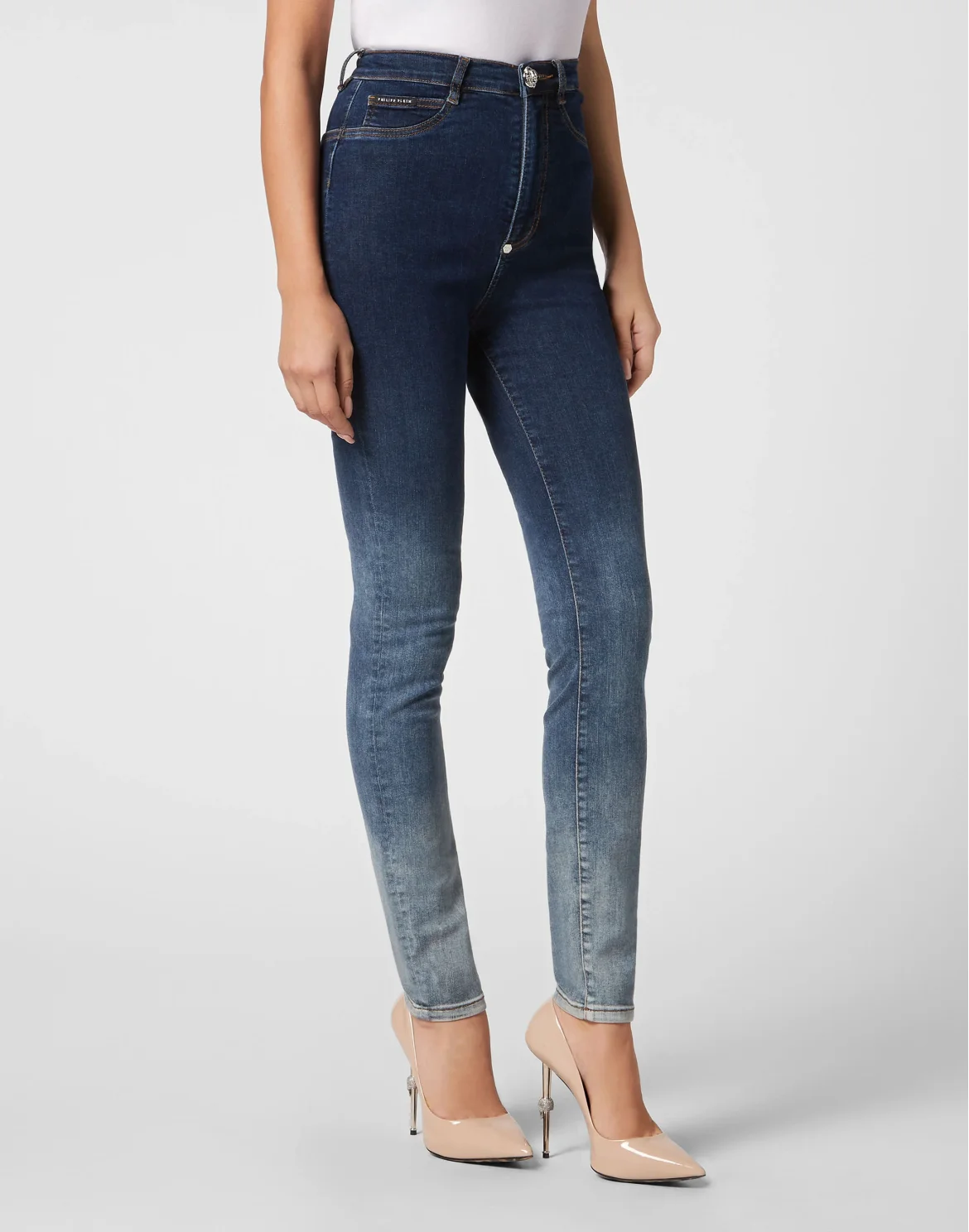 Super High Waist Jegging, цвет: Синий