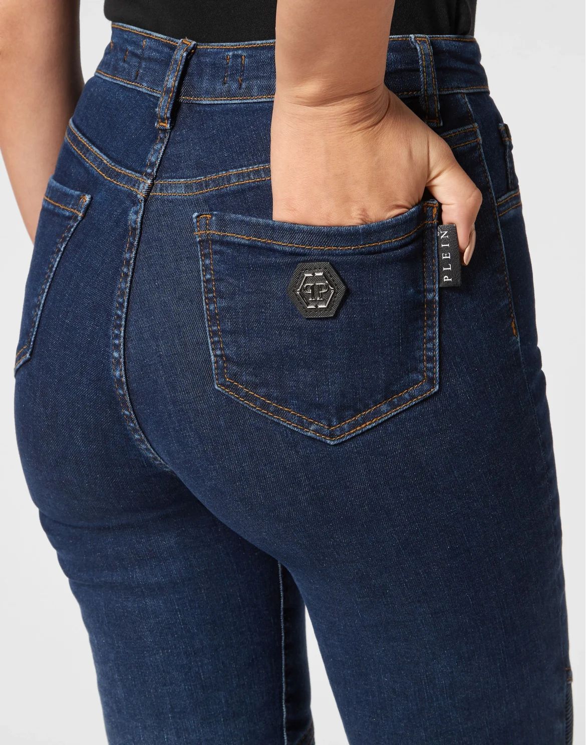 High Waist Biker, цвет: Синий