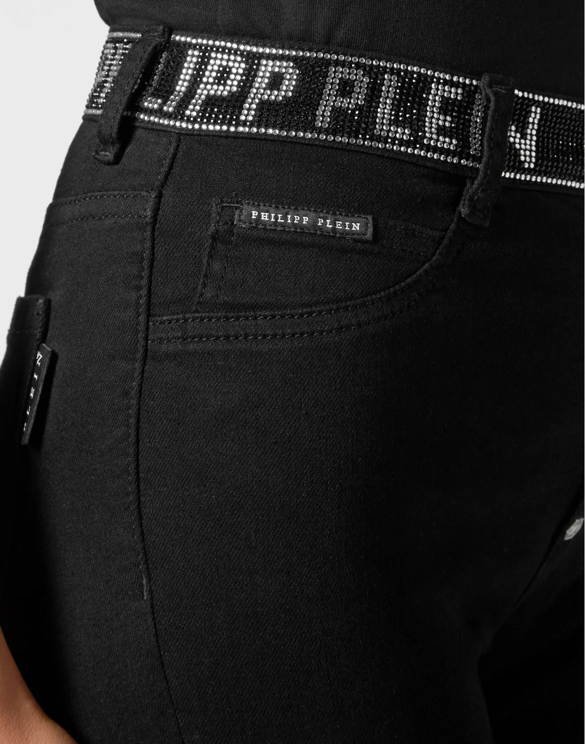 High Waist Jeggings Crystal, цвет: Черный