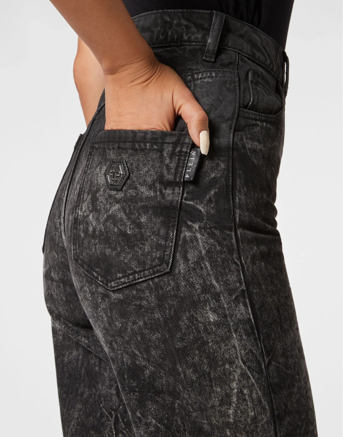 Denim Trousers Palace Fit, цвет: Черный