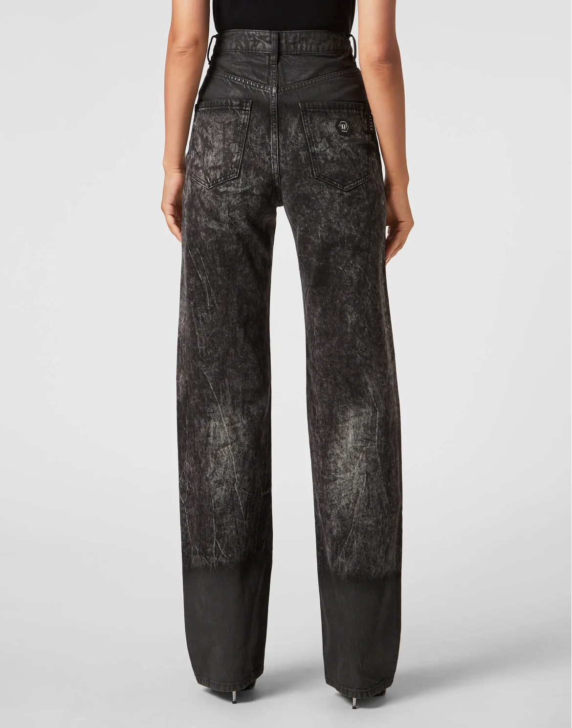 Denim Trousers Palace Fit, цвет: Черный