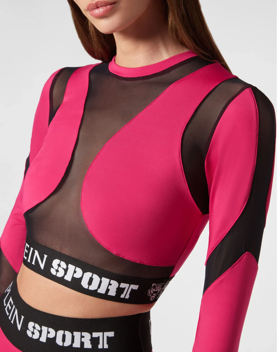 Cropped Top LS Basic, цвет: Розовый