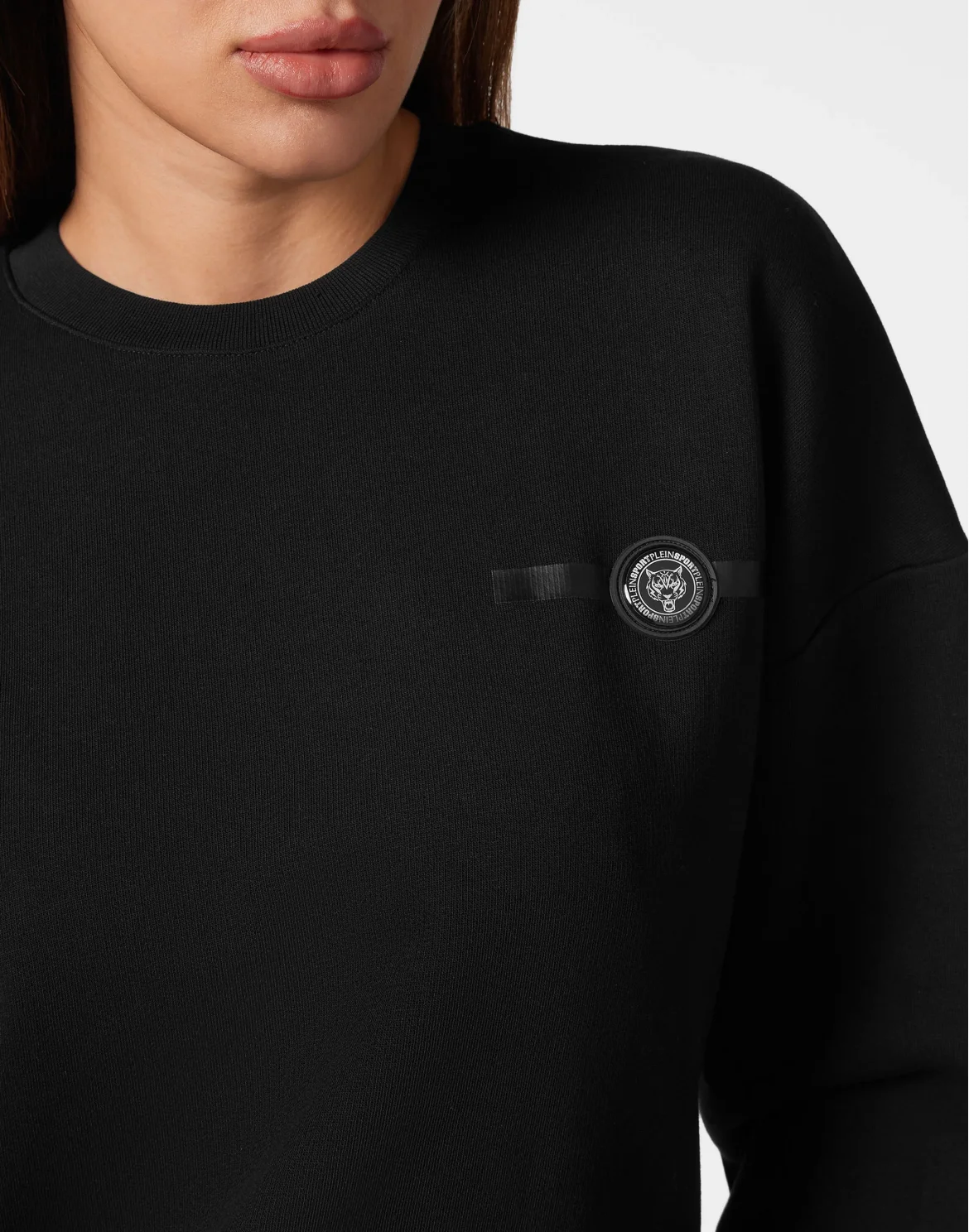 Cropped Roundneck Basic, цвет: Черный