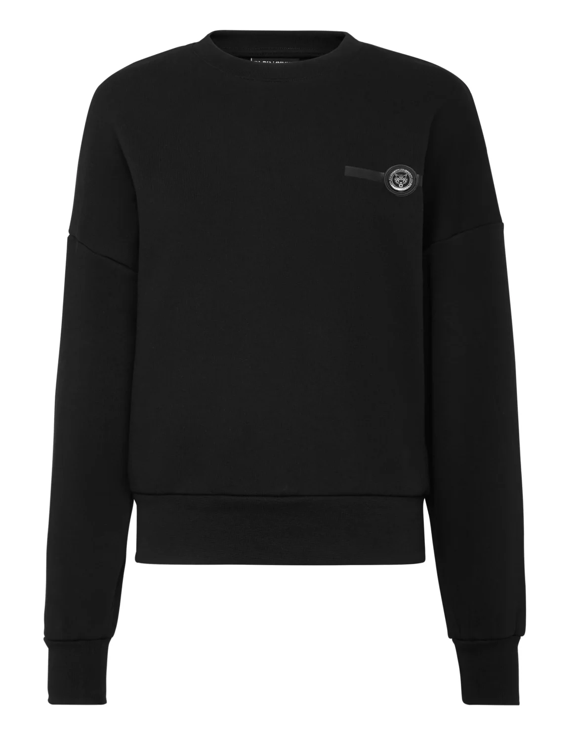 Cropped Roundneck Basic, цвет: Черный