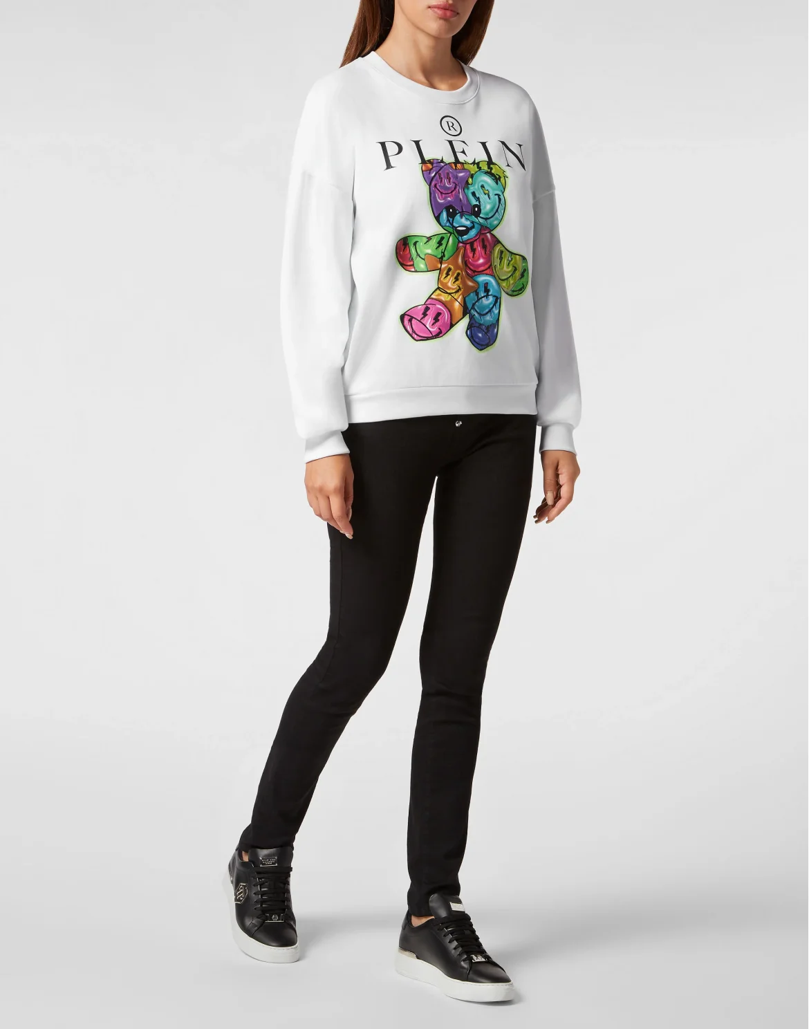Oversized Sweatshirt Smile, цвет: Белый