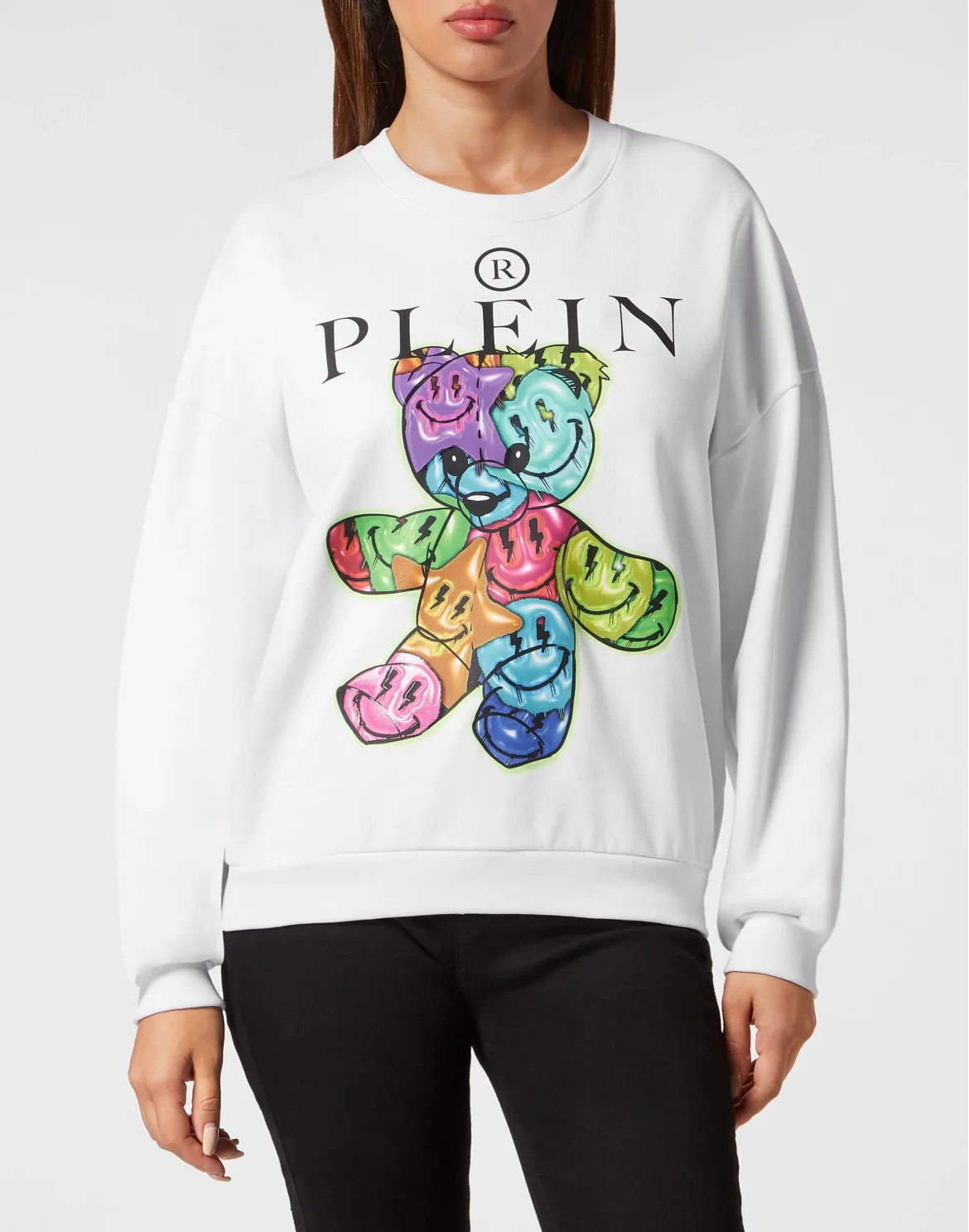 Oversized Sweatshirt Smile, цвет: Белый