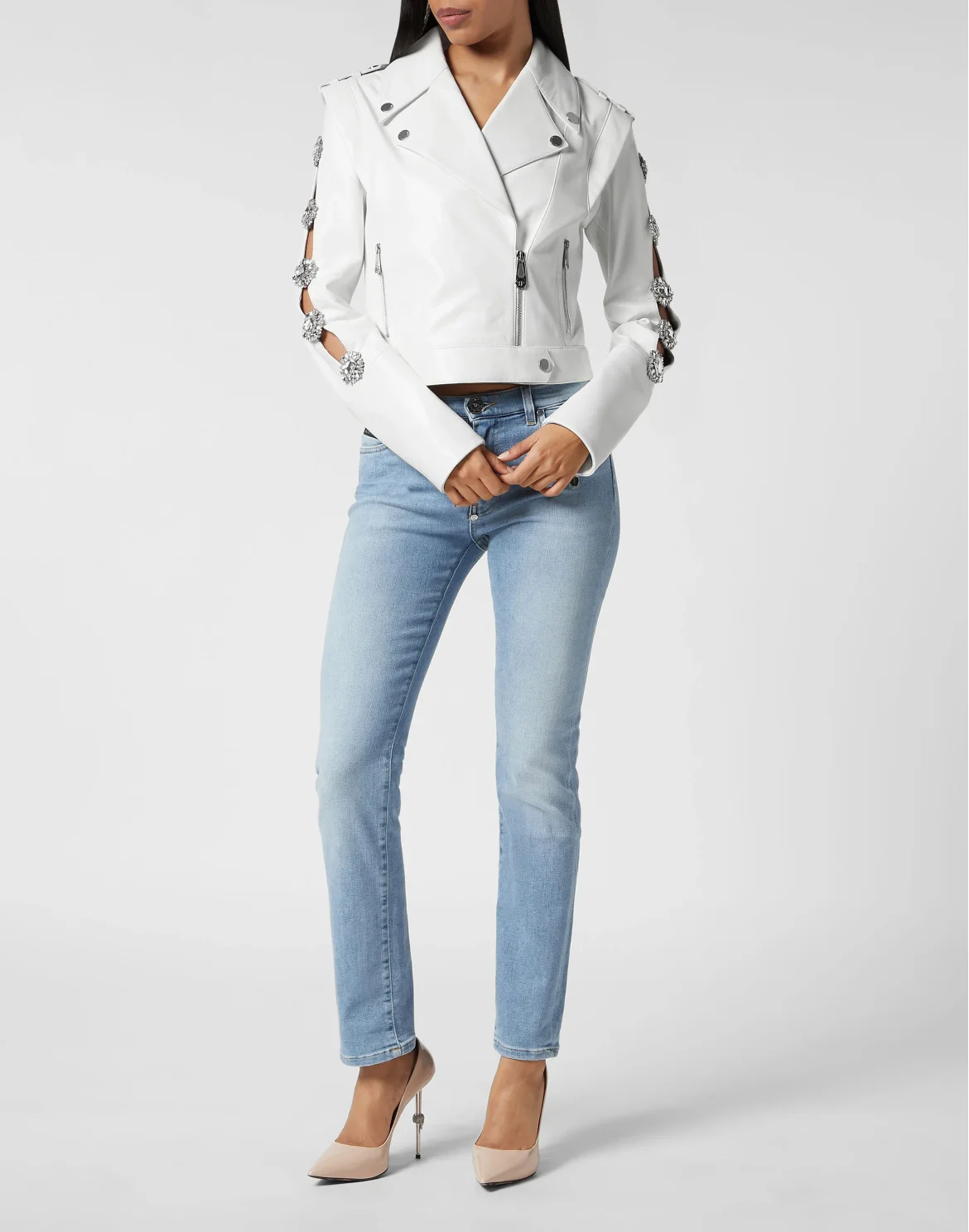 Biker Jacket Brooches, цвет: Белый