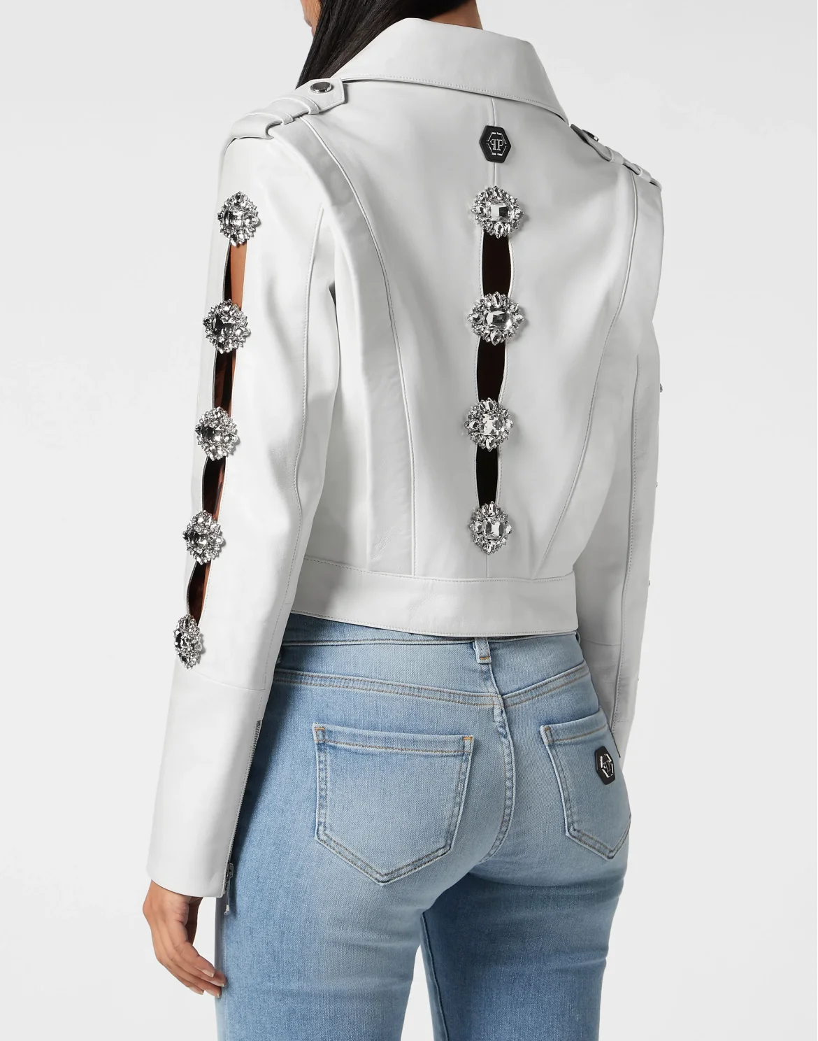 Biker Jacket Brooches, цвет: Белый