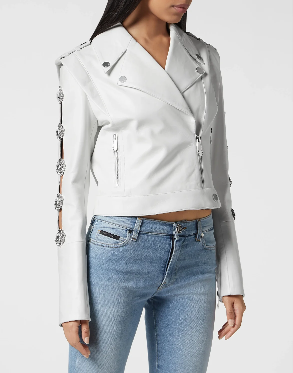 Biker Jacket Brooches, цвет: Белый