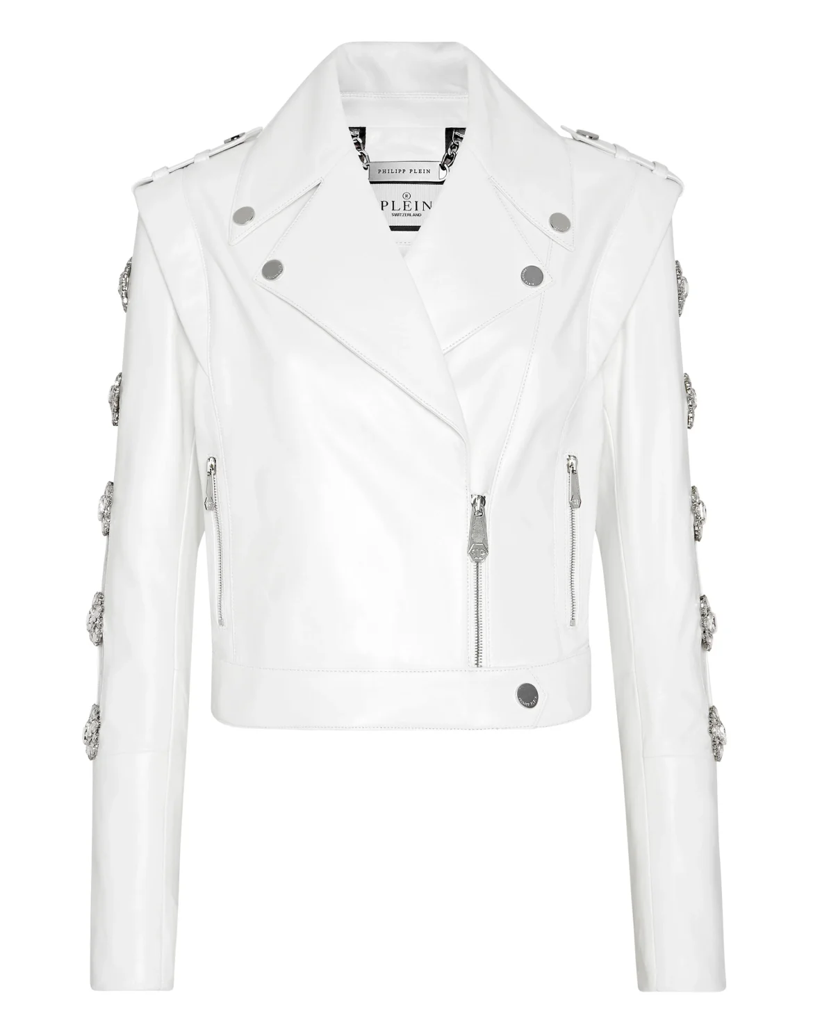 Biker Jacket Brooches, цвет: Белый