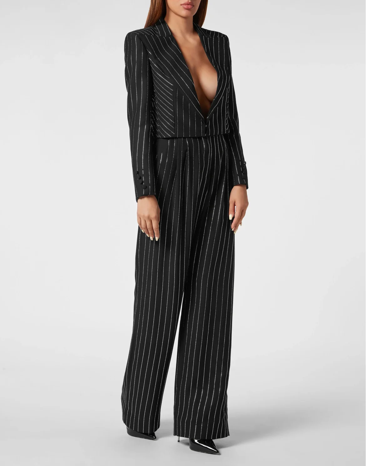 Cady Bolero Crystal Pinstripe, цвет: Черный